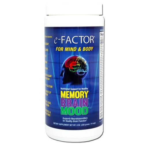 e-Factor Brain Supplement for Cognitive Function, Memory & Mood, 14 Servings-NovaNutrients.com